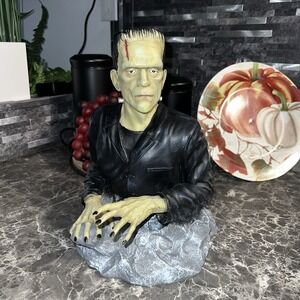 Universal Monsters Frankenstein Bust RARE 12" Collectible Discontinued SOLD OUT